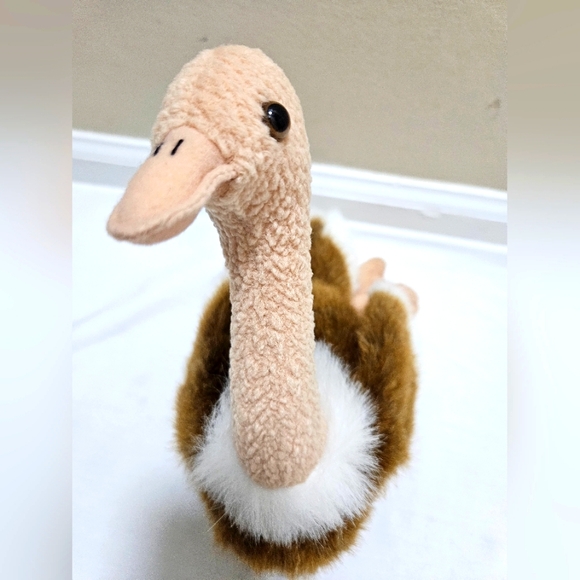 TY Beanie Buddy Stretch The Ostrich Plush Stuffed Animal Bird Retired 1998 Vtg. - Picture 13 of 15